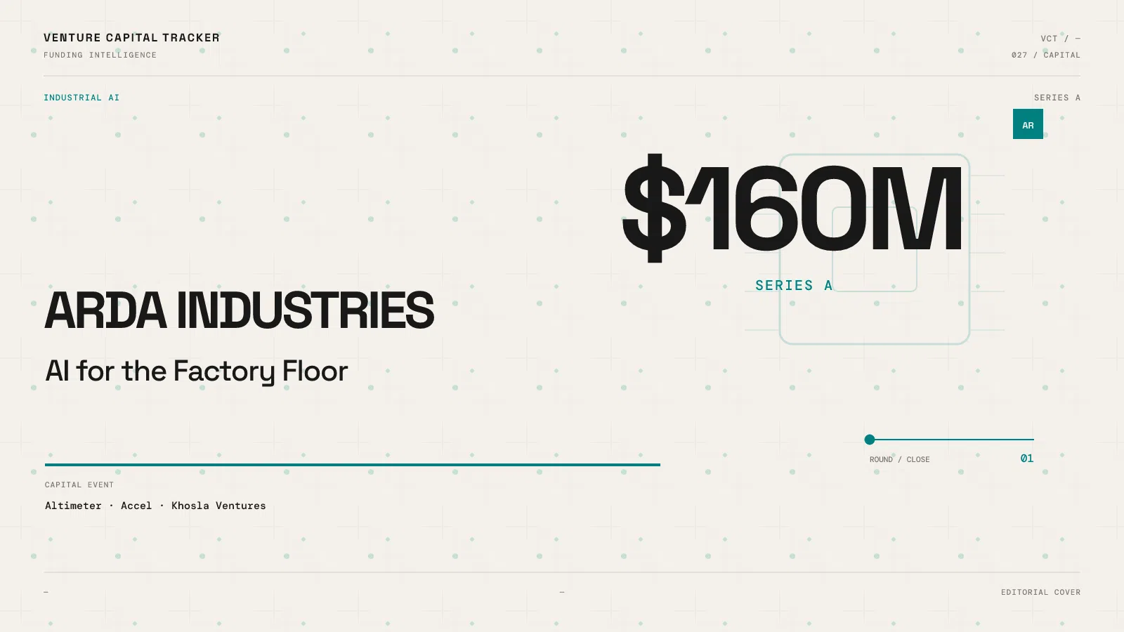 Arda Industries $160M Series A