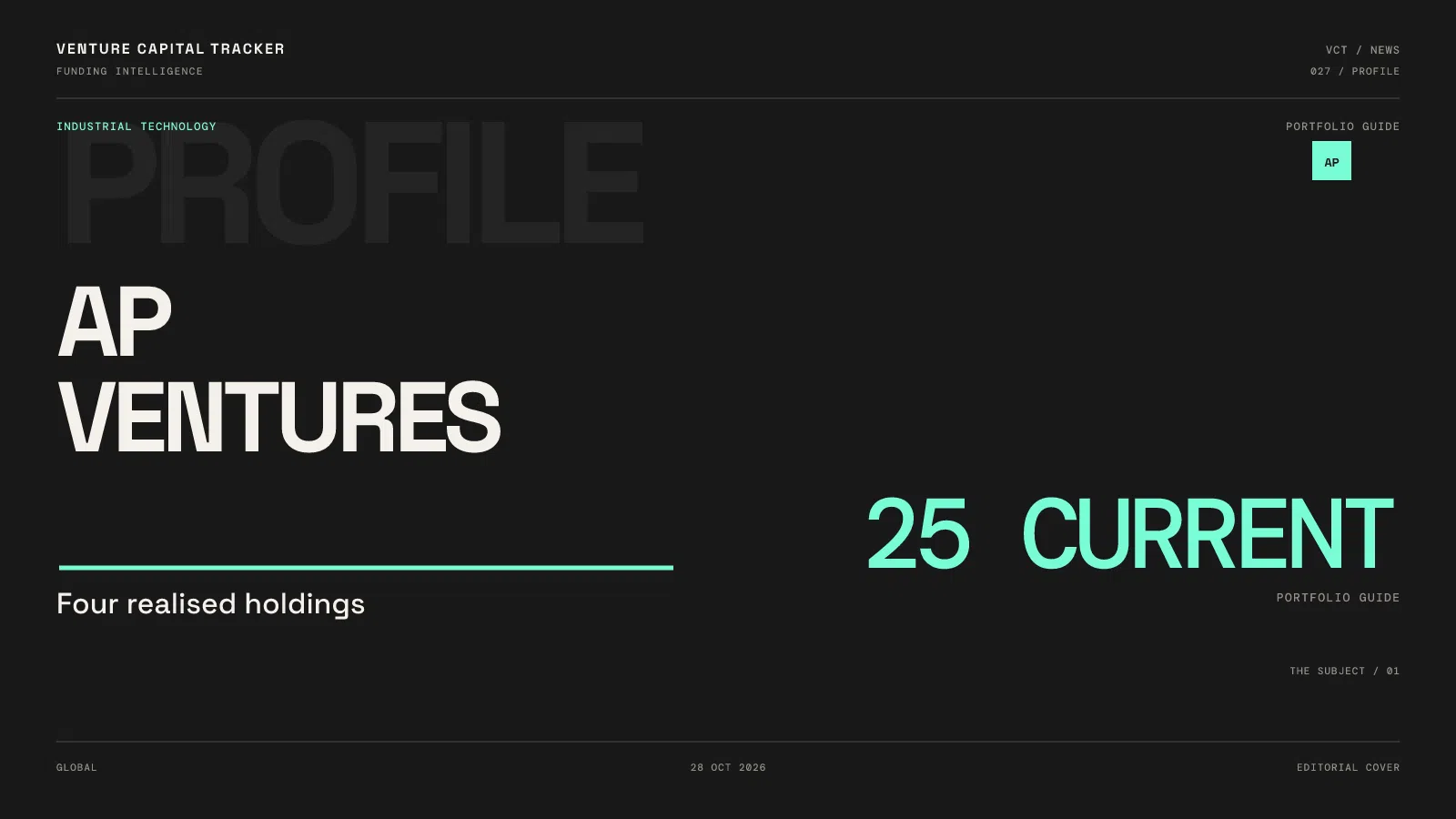 AP Ventures Portfolio: Companies, Funds and Investment Strategy