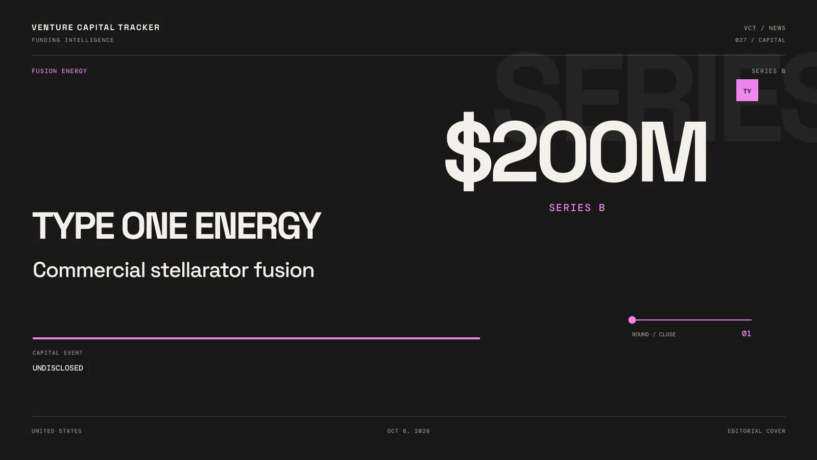 Type One Energy $200 million Series B for commercial stellarator fusion