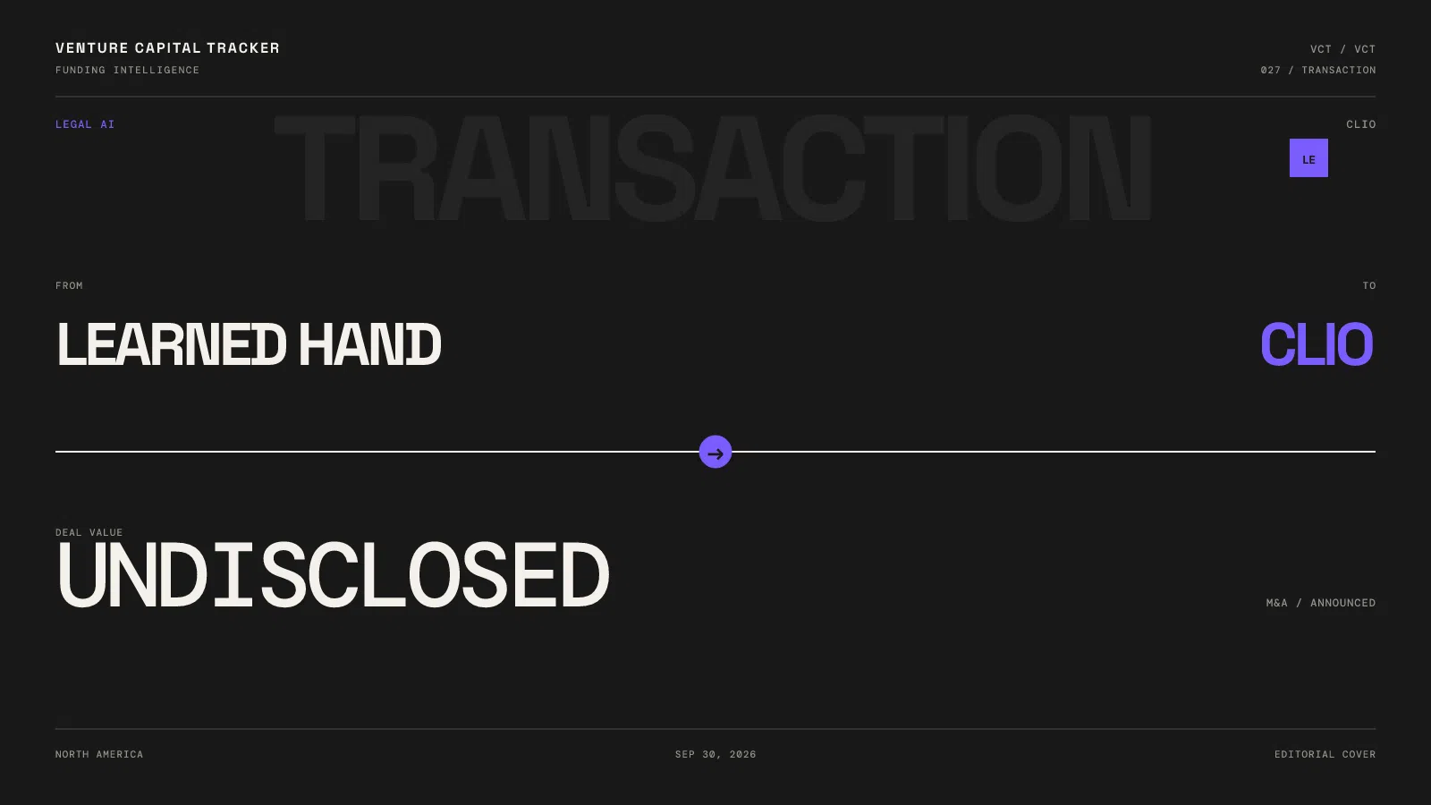 Learned Hand acquired by Clio in an undisclosed legal AI transaction