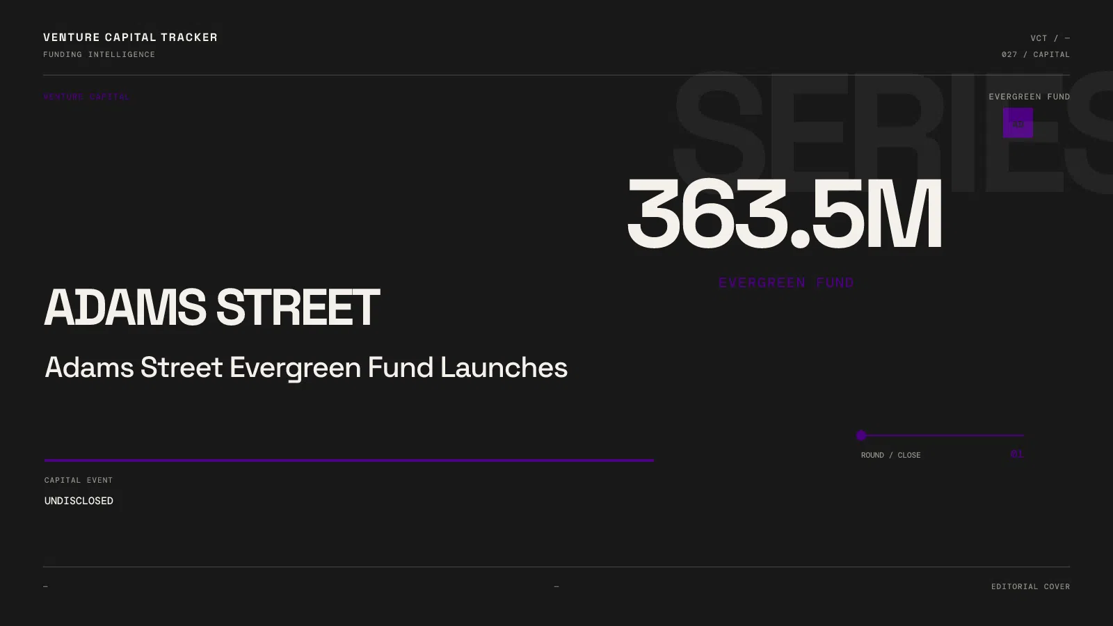 ADAMS STREET EVERGREEN FUND 363.5M