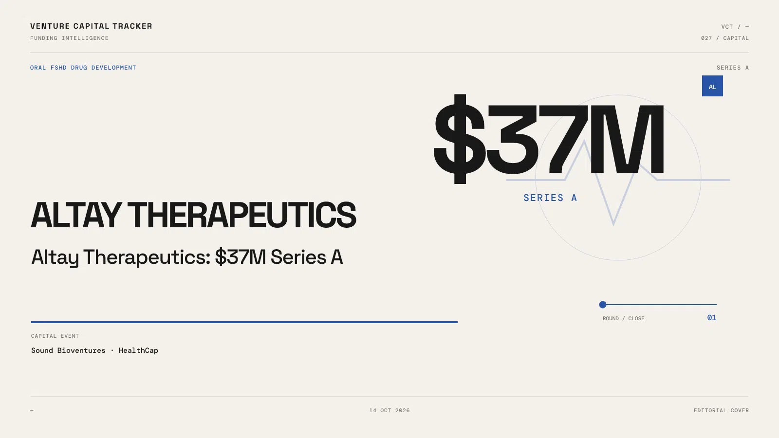 Altay Therapeutics Series A $37M