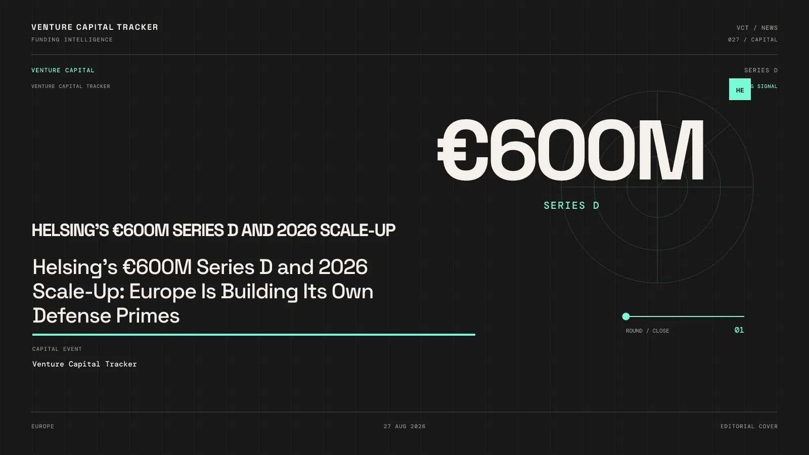 Helsing's €600M Series D and 2026 Scale-Up: Europe Is Building Its Own Defense Primes