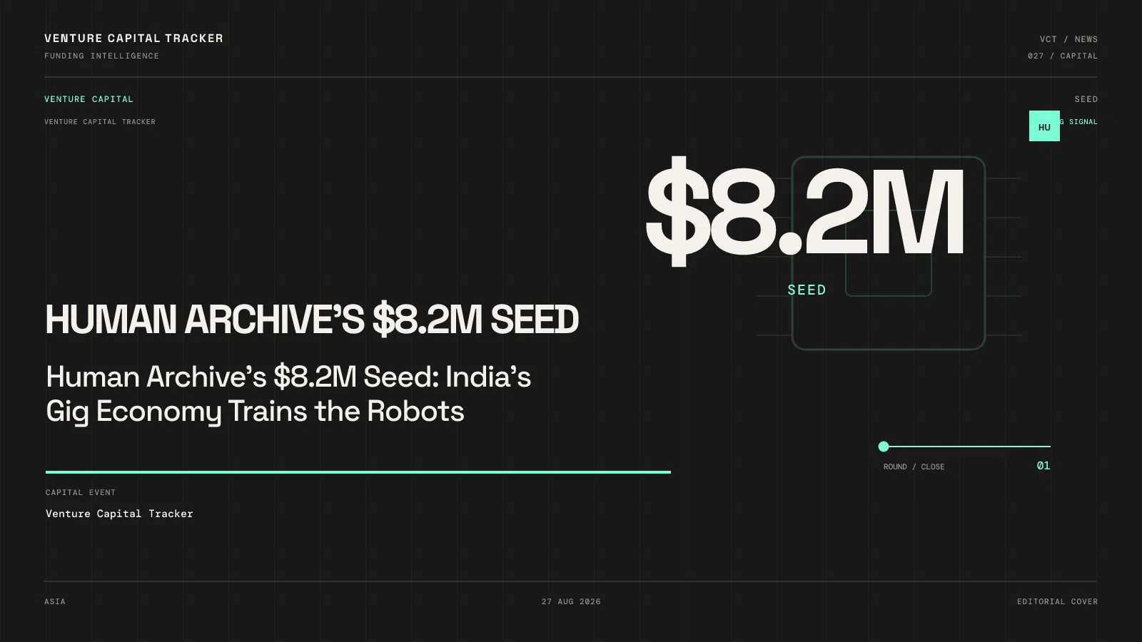 Human Archive's $8.2M Seed: India's Gig Economy Trains the Robots