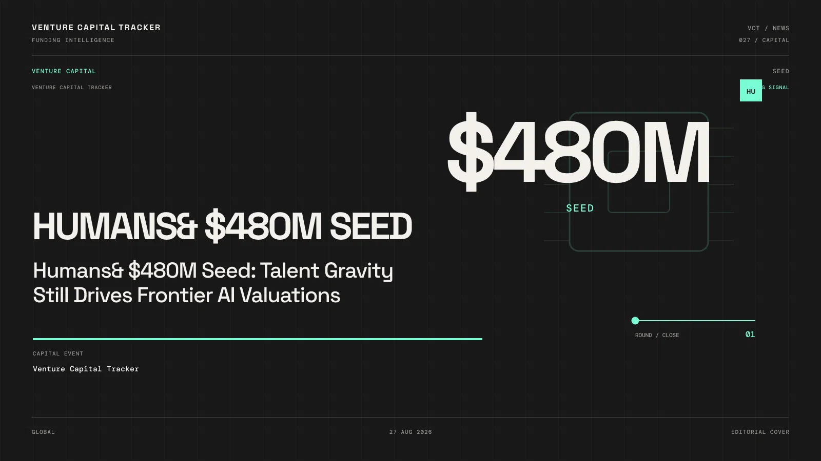 Humans& $480M Seed: Talent Gravity Still Drives Frontier AI Valuations