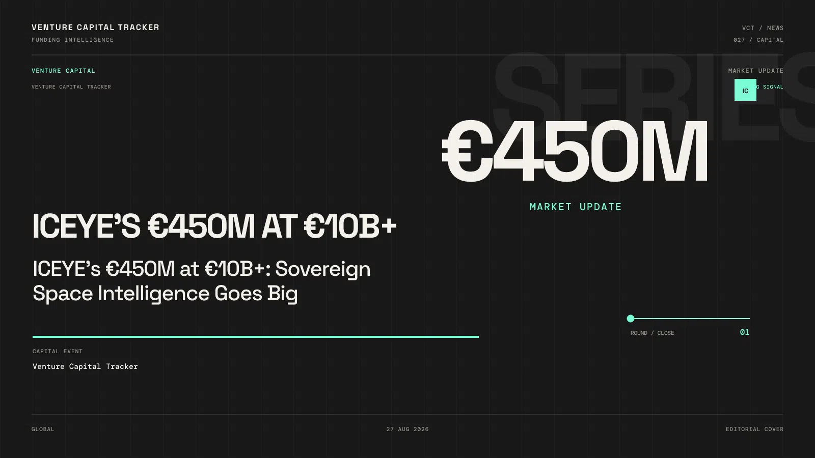 ICEYE's €450M at €10B+: Sovereign Space Intelligence Goes Big