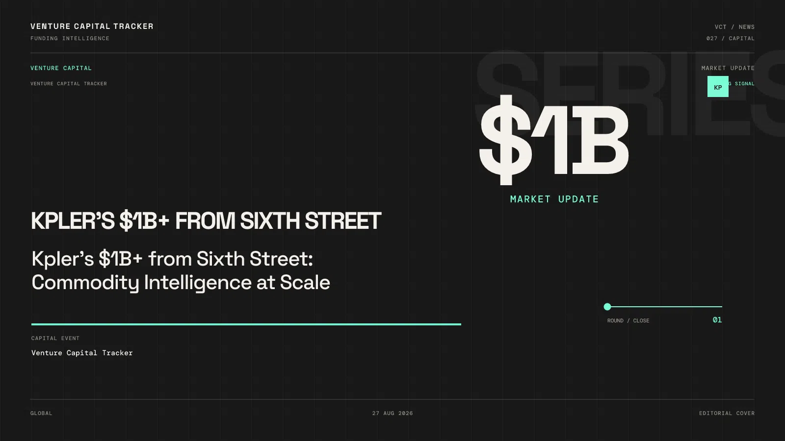 Kpler's $1B+ from Sixth Street: Commodity Intelligence at Scale