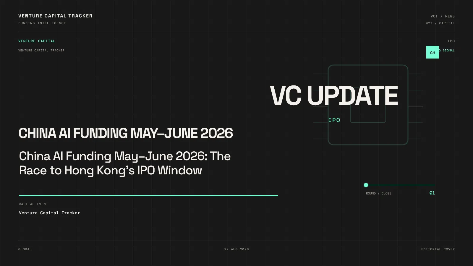 China AI Funding May–June 2026: The Race to Hong Kong's IPO Window