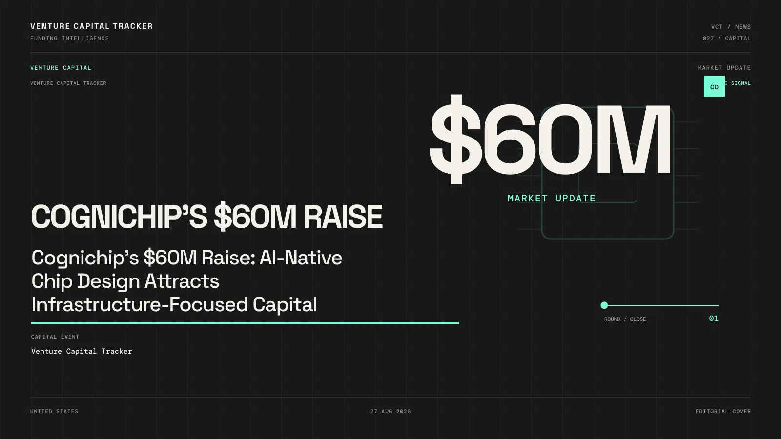 Cognichip's $60M Raise: AI-Native Chip Design Attracts Infrastructure-Focused Capital