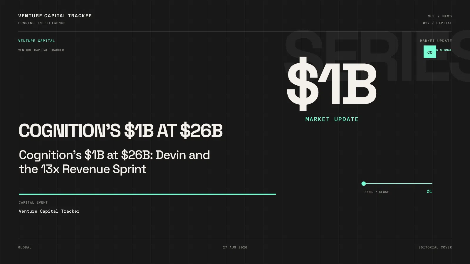 Cognition's $1B at $26B: Devin and the 13x Revenue Sprint