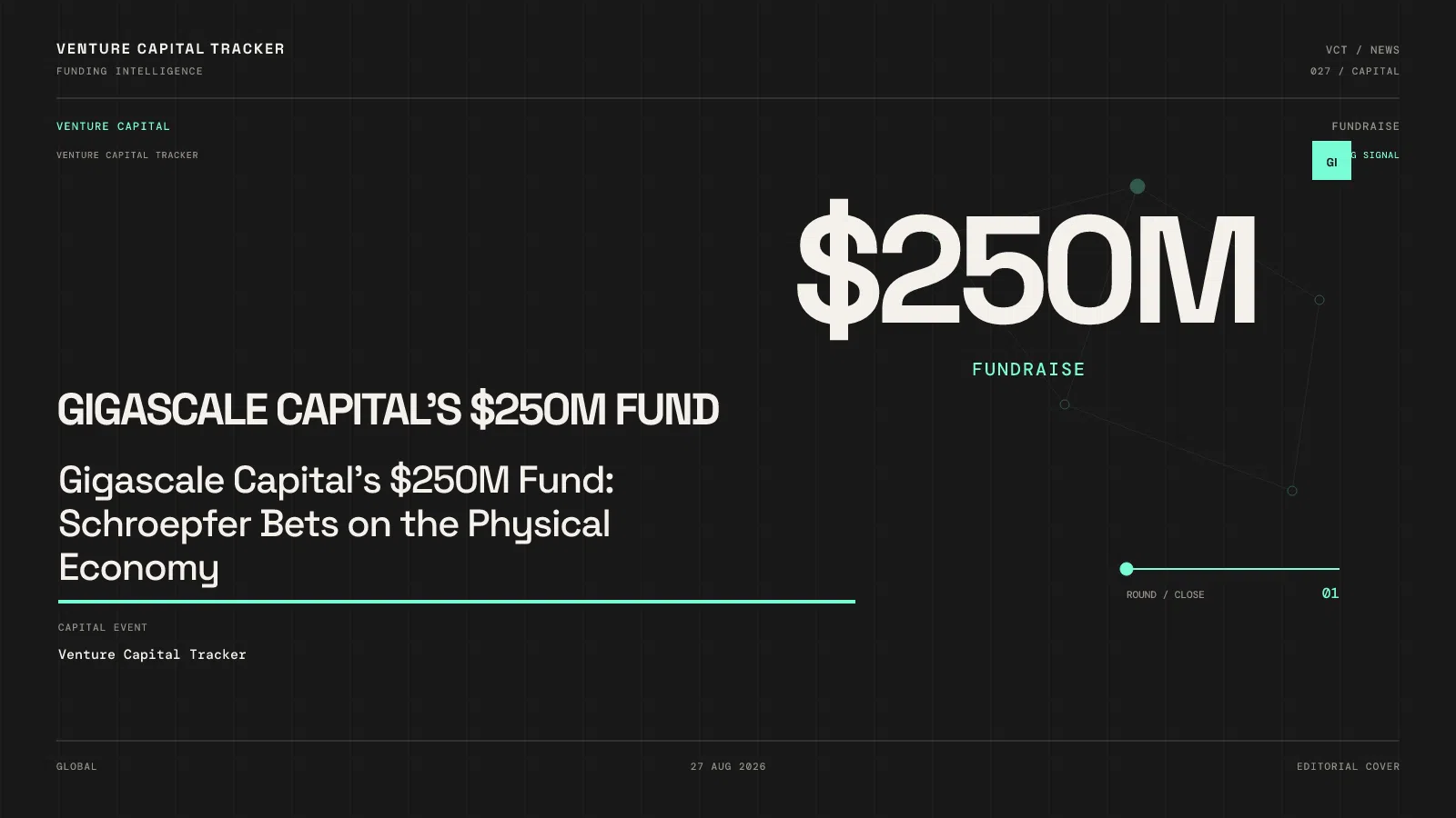 Gigascale Capital's $250M Fund: Schroepfer Bets on the Physical Economy