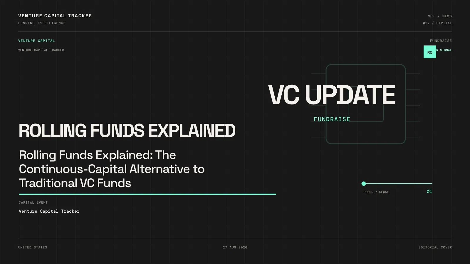 Rolling Funds Explained: The Continuous-Capital Alternative to Traditional VC Funds