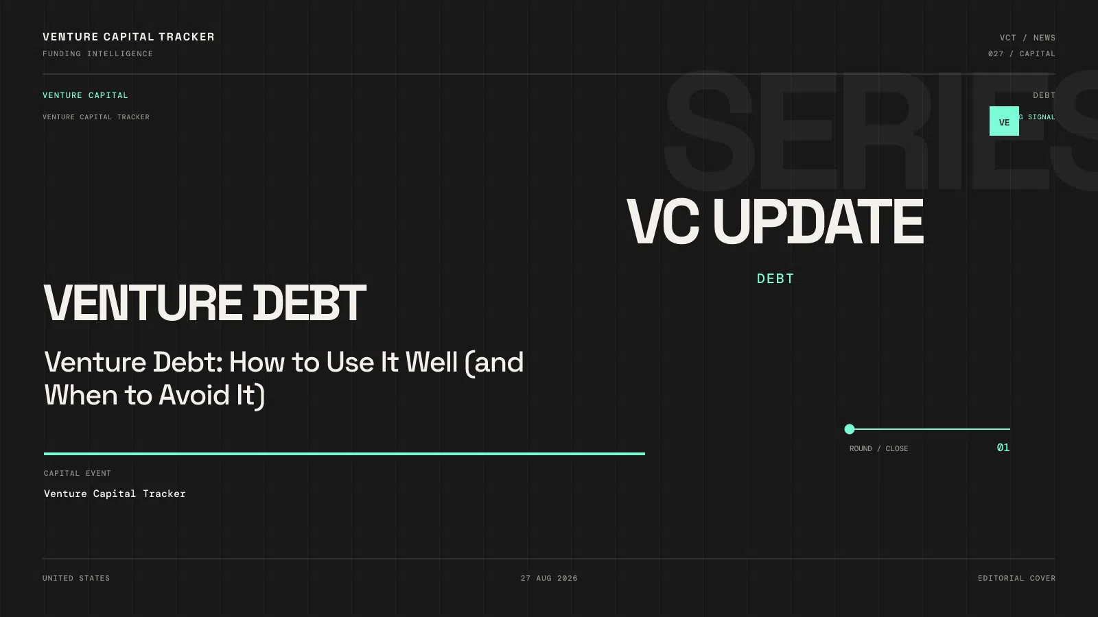 Venture Debt: How to Use It Well (and When to Avoid It)