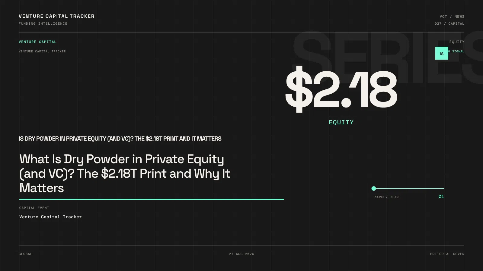 What Is Dry Powder in Private Equity (and VC)? The $2.18T Print and Why It Matters