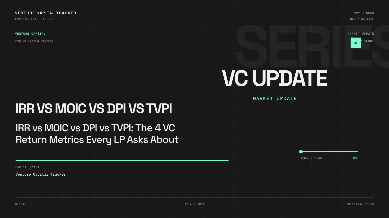 IRR vs MOIC vs DPI vs TVPI: The 4 VC Return Metrics Every LP Asks About