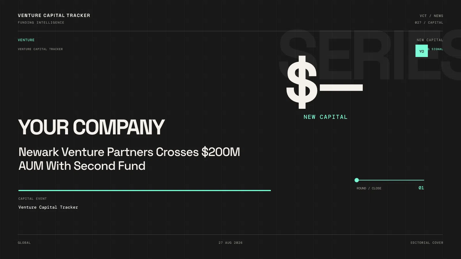 Newark Venture Partners Crosses $200M AUM With Second Fund