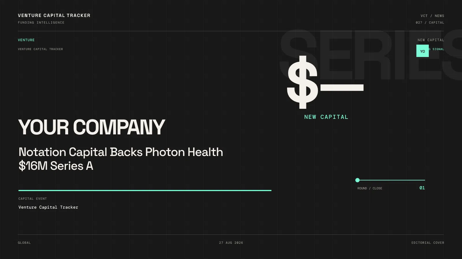 Notation Capital Backs Photon Health $16M Series A