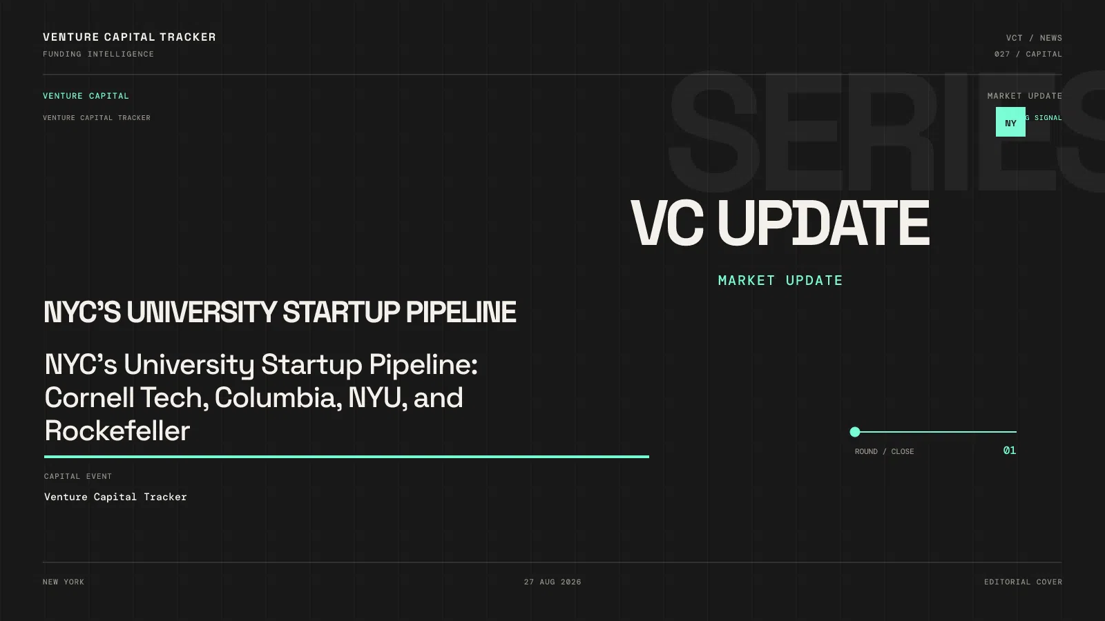 NYC's University Startup Pipeline: Cornell Tech, Columbia, NYU, and Rockefeller