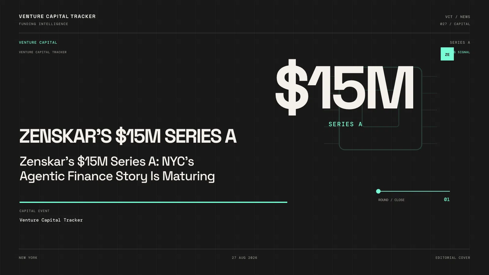 Zenskar's $15M Series A: NYC's Agentic Finance Story Is Maturing