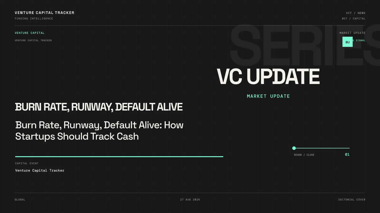 Burn Rate, Runway, Default Alive: How Startups Should Track Cash