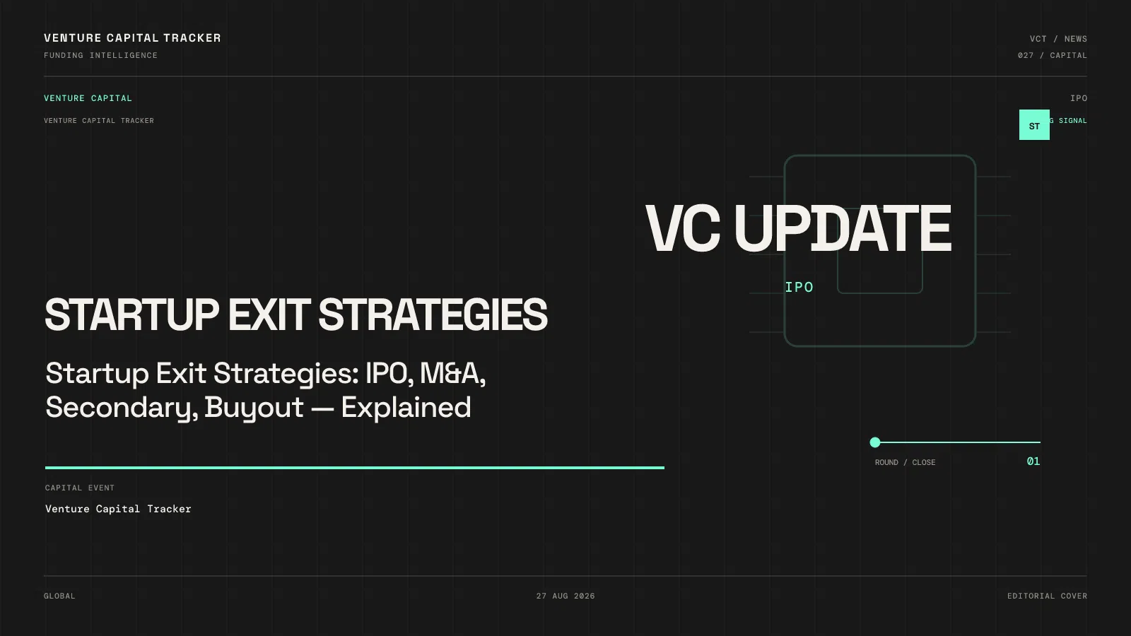 Startup Exit Strategies: IPO, M&A, Secondary, Buyout — Explained