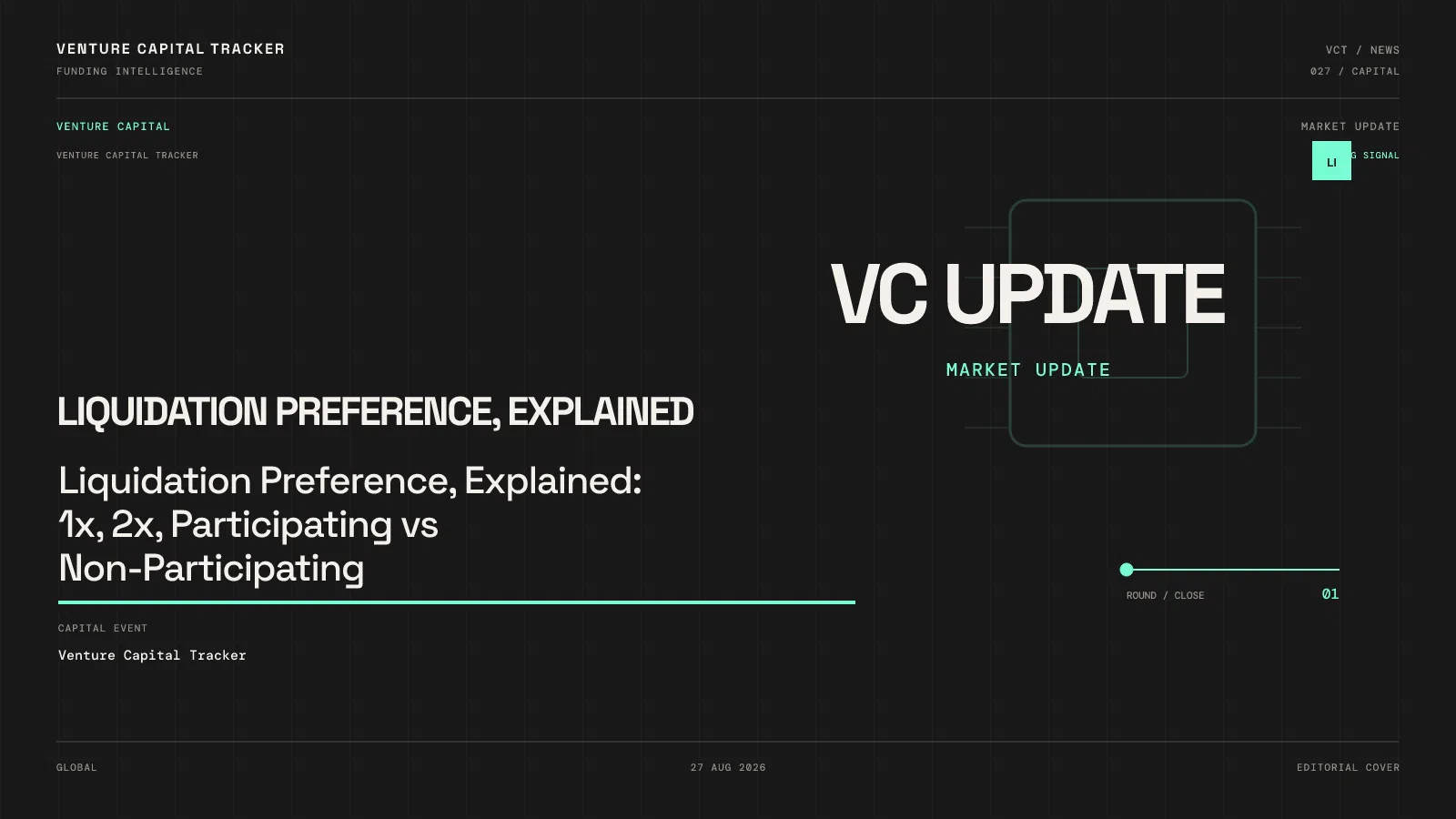 Liquidation Preference, Explained: 1x, 2x, Participating vs Non-Participating