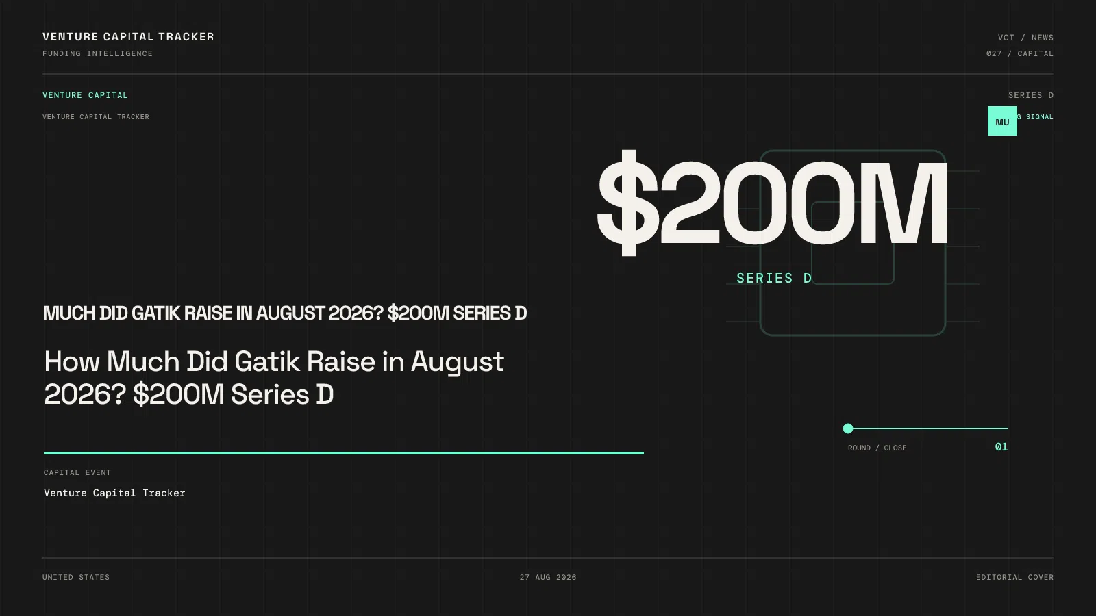 How Much Did Gatik Raise in August 2026? $200M Series D