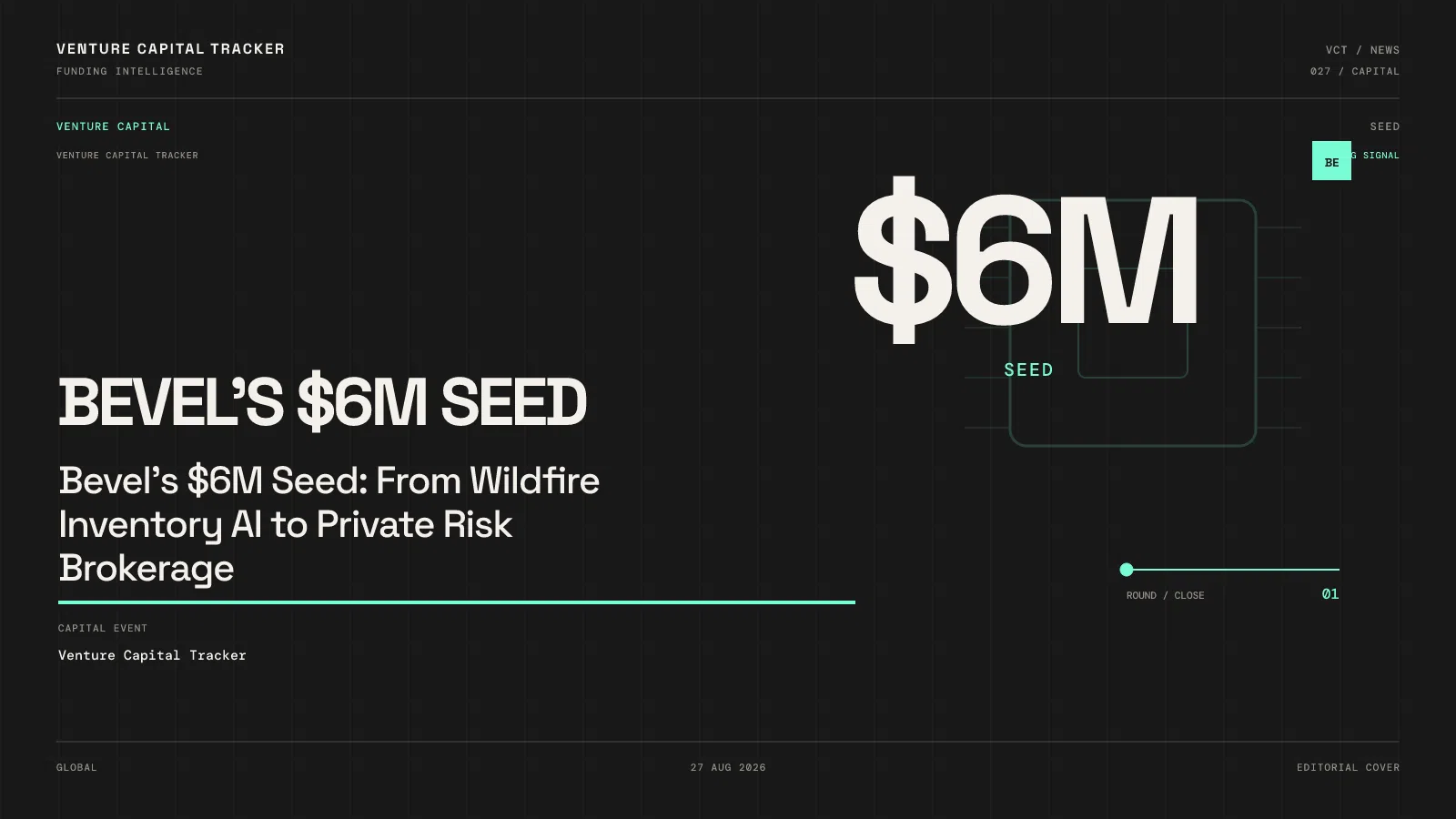 Bevel’s $6M Seed: From Wildfire Inventory AI to Private Risk Brokerage
