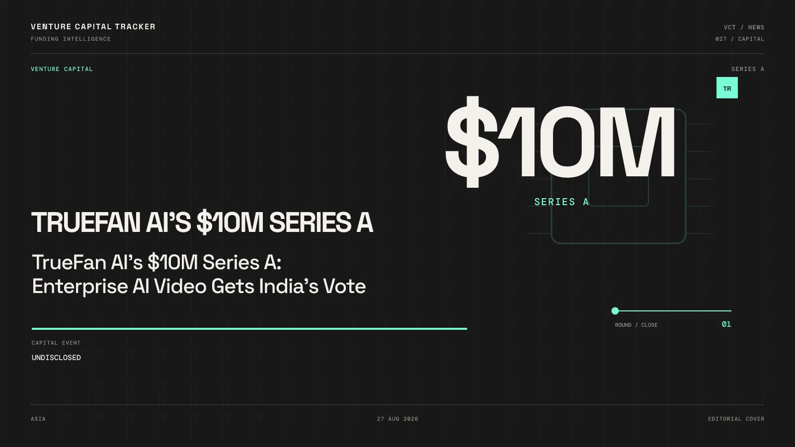 TrueFan AI's $10M Series A: Enterprise AI Video Gets India's Vote