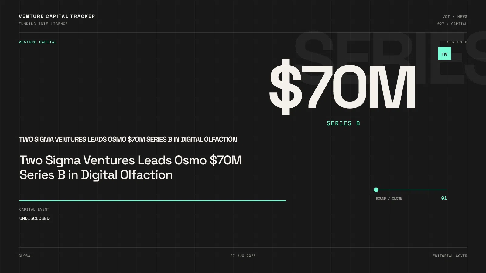 Two Sigma Ventures Leads Osmo $70M Series B in Digital Olfaction