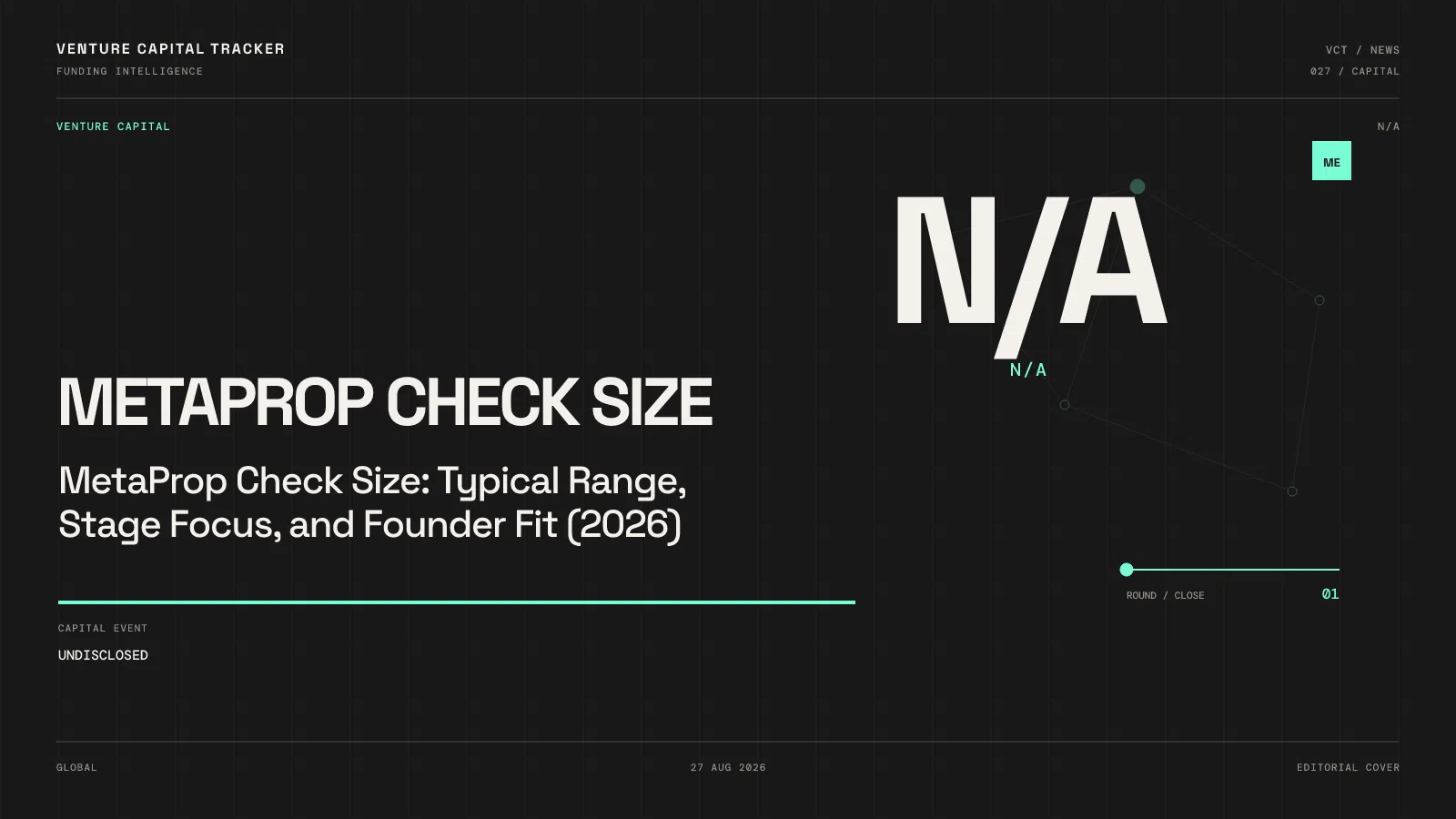 MetaProp Check Size: Typical Range, Stage Focus, and Founder Fit (2026)