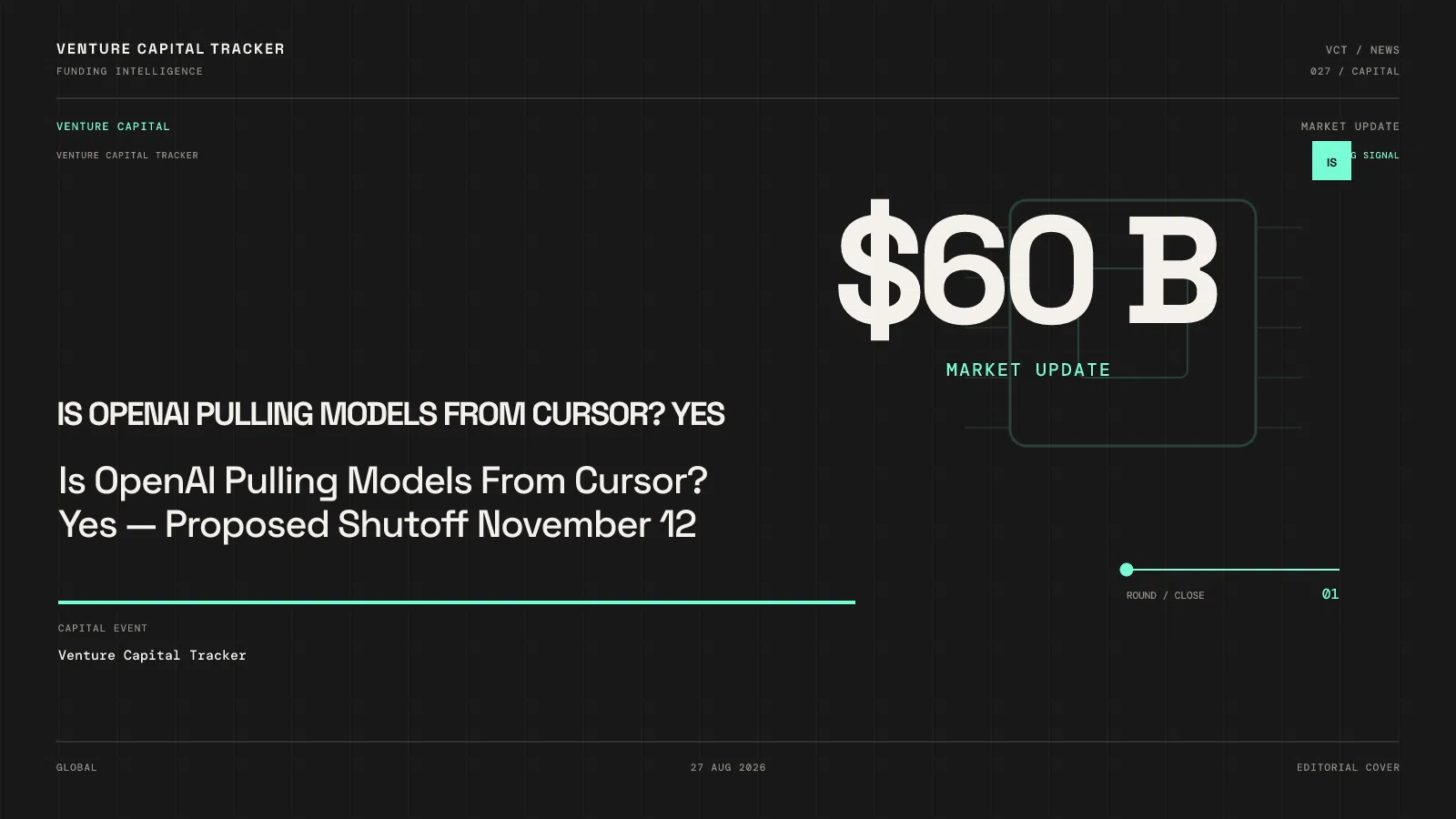 Is OpenAI Pulling Models From Cursor? Yes — Proposed Shutoff November 12