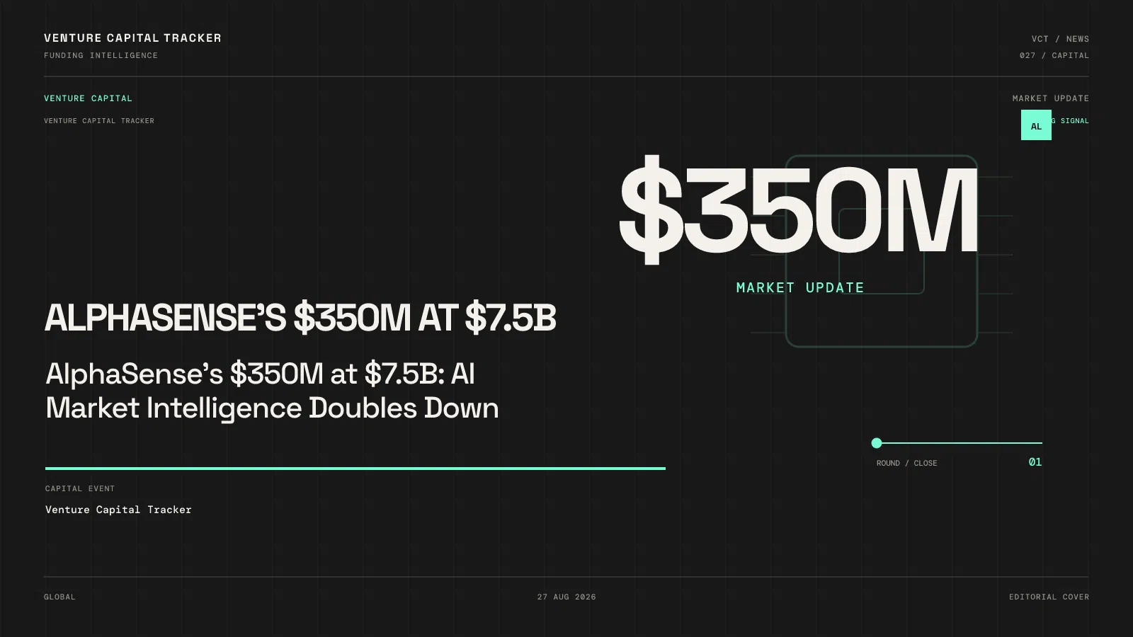 AlphaSense's $350M at $7.5B: AI Market Intelligence Doubles Down