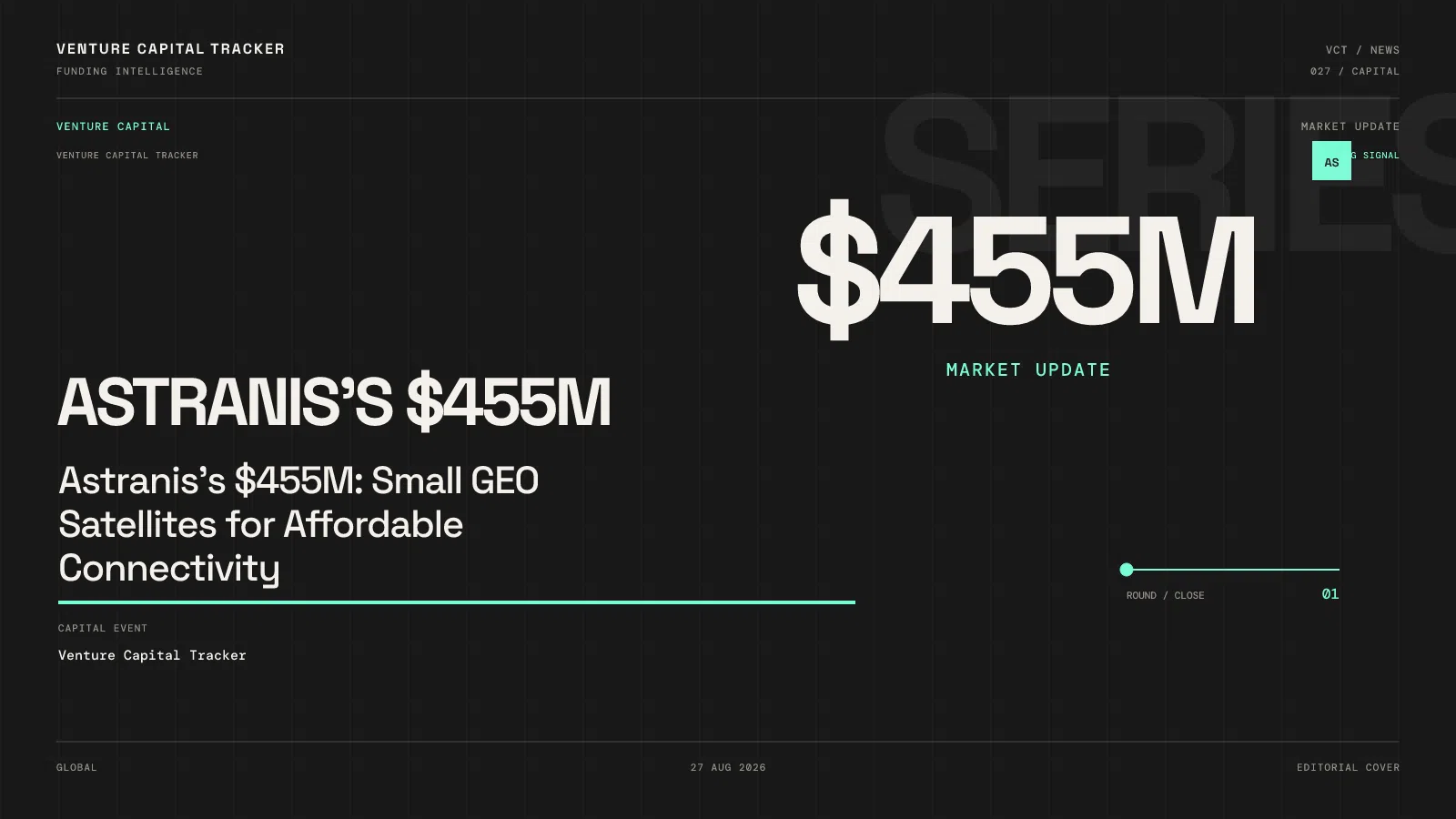 Astranis's $455M: Small GEO Satellites for Affordable Connectivity