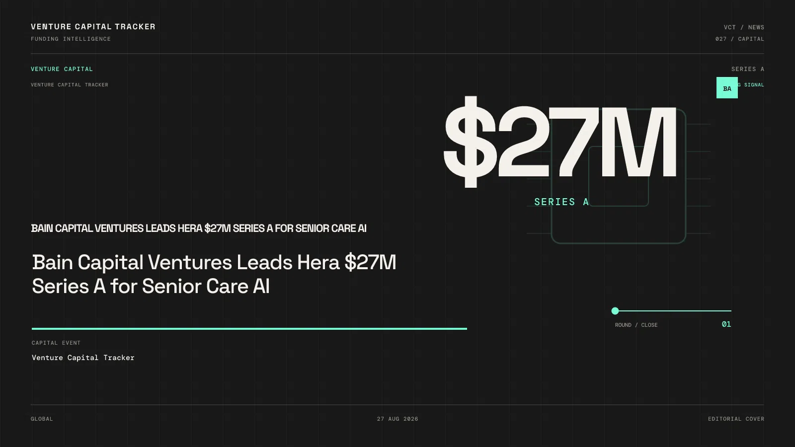 Bain Capital Ventures Leads Hera $27M Series A for Senior Care AI