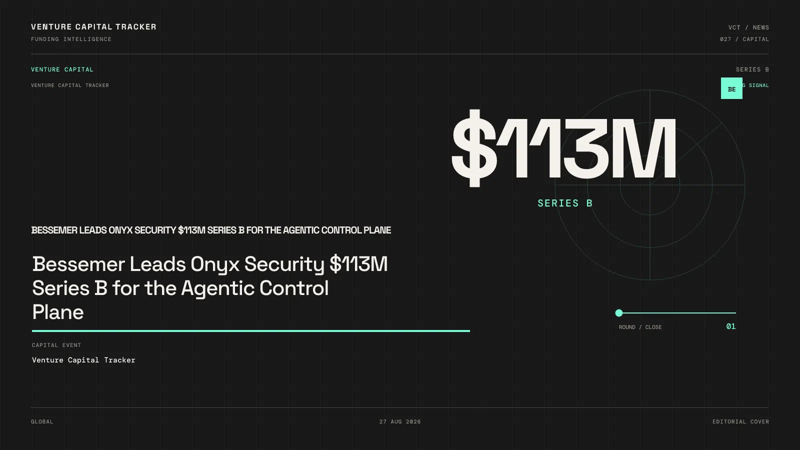 Bessemer Leads Onyx Security $113M Series B for the Agentic Control Plane