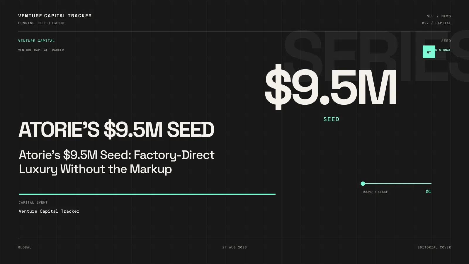 Atorie’s $9.5M Seed: Factory-Direct Luxury Without the Markup