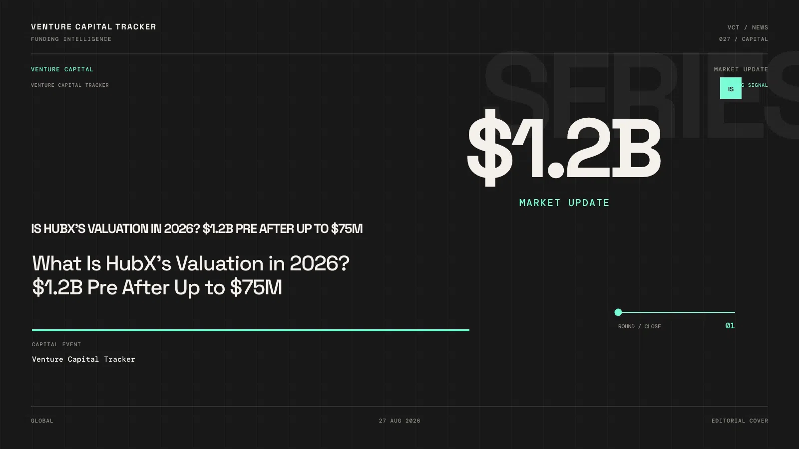 What Is HubX’s Valuation in 2026? $1.2B Pre After Up to $75M