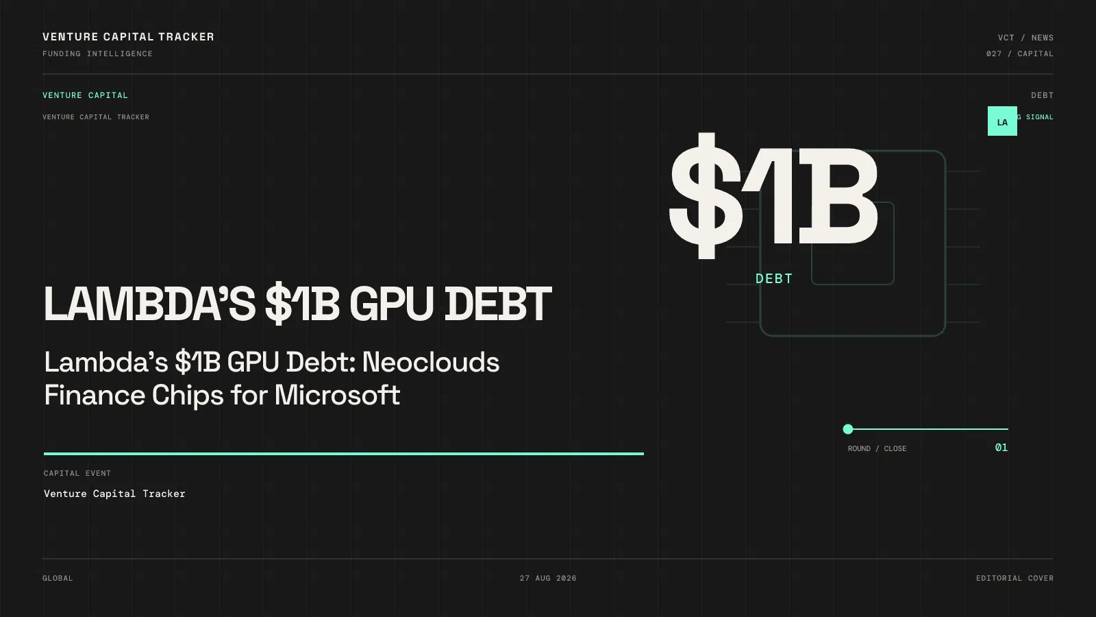 Lambda’s $1B GPU Debt: Neoclouds Finance Chips for Microsoft