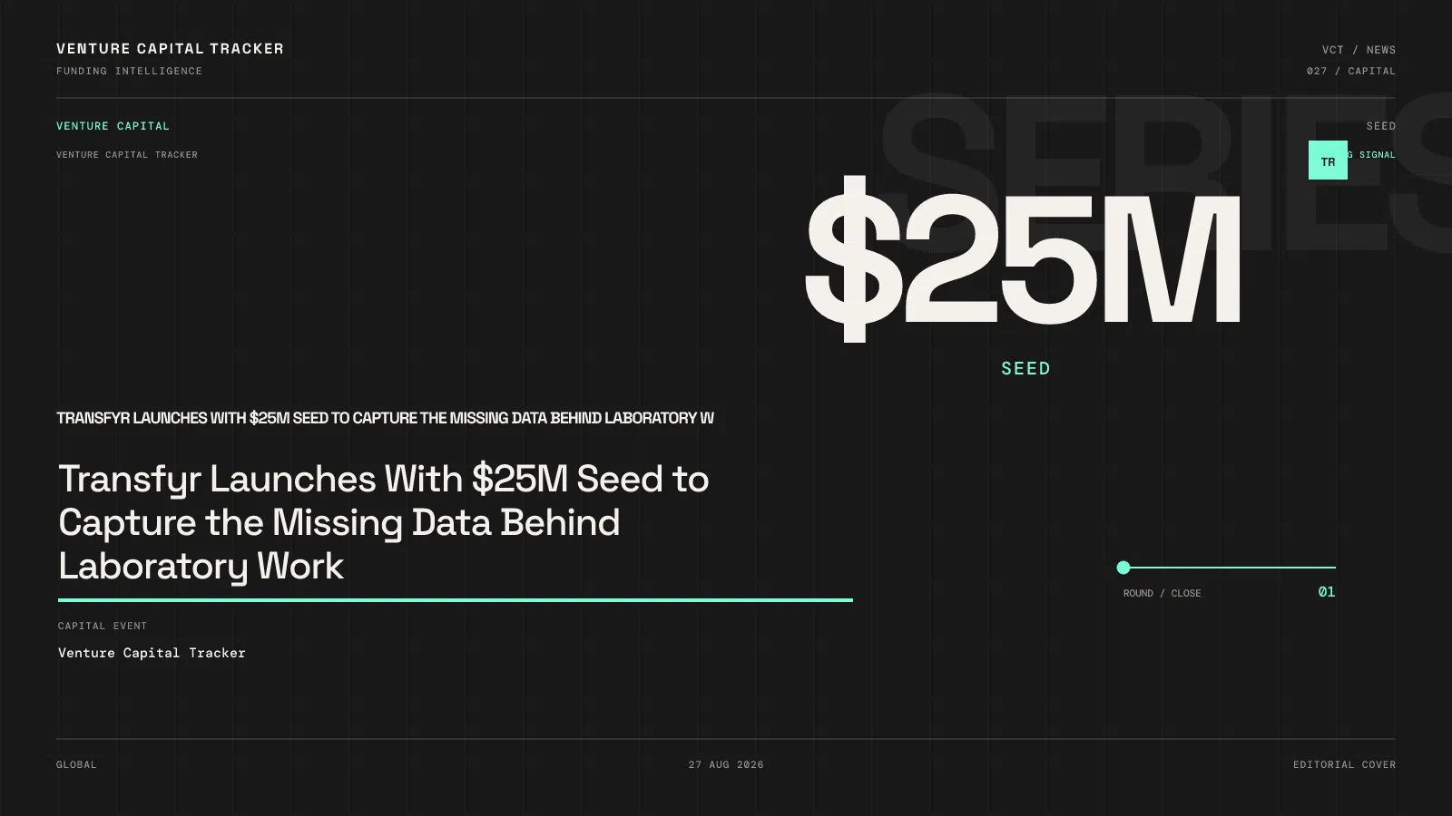 Transfyr Launches With $25M Seed to Capture the Missing Data Behind Laboratory Work