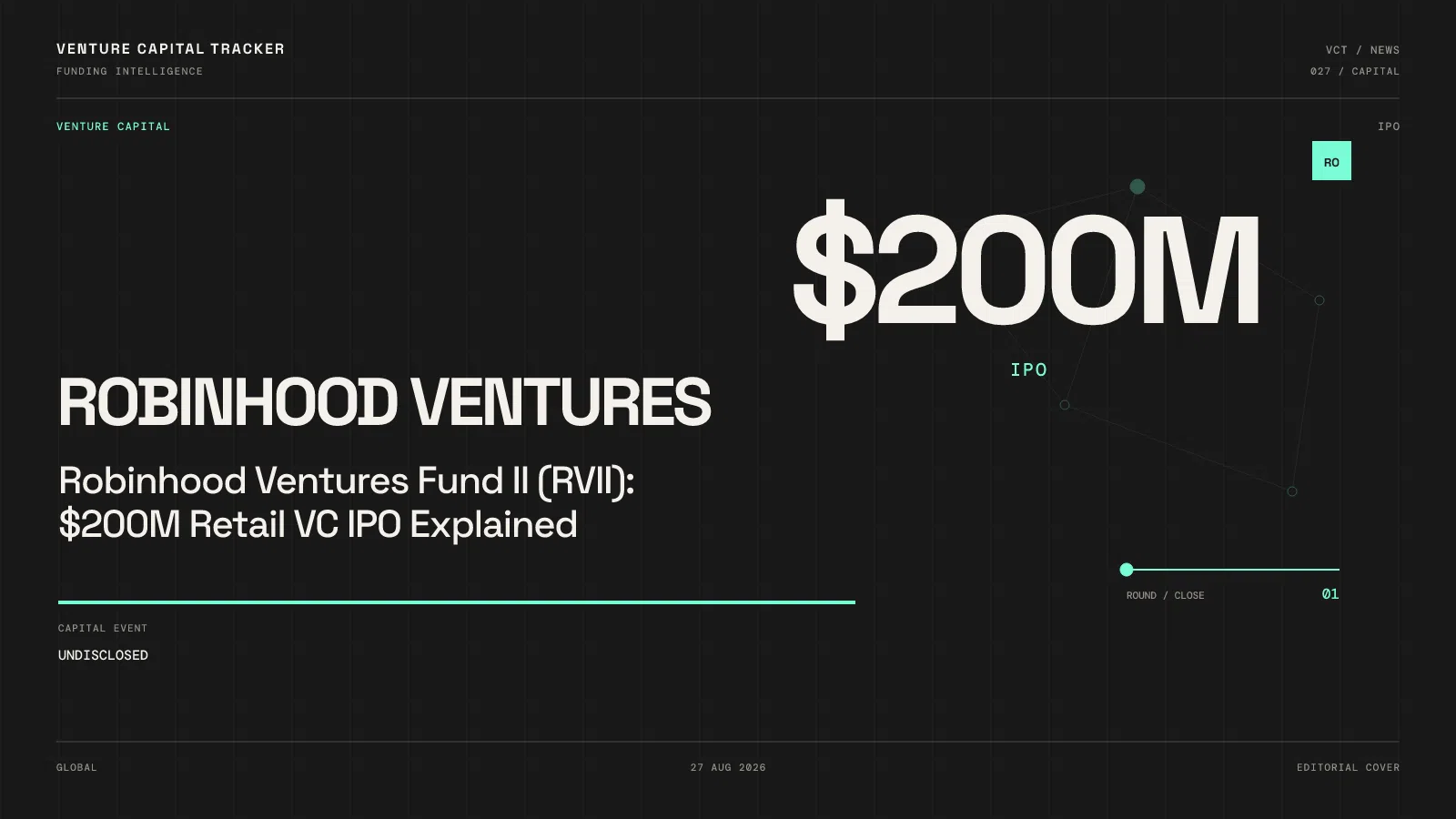 Robinhood Ventures Fund II: $200M retail VC IPO explained