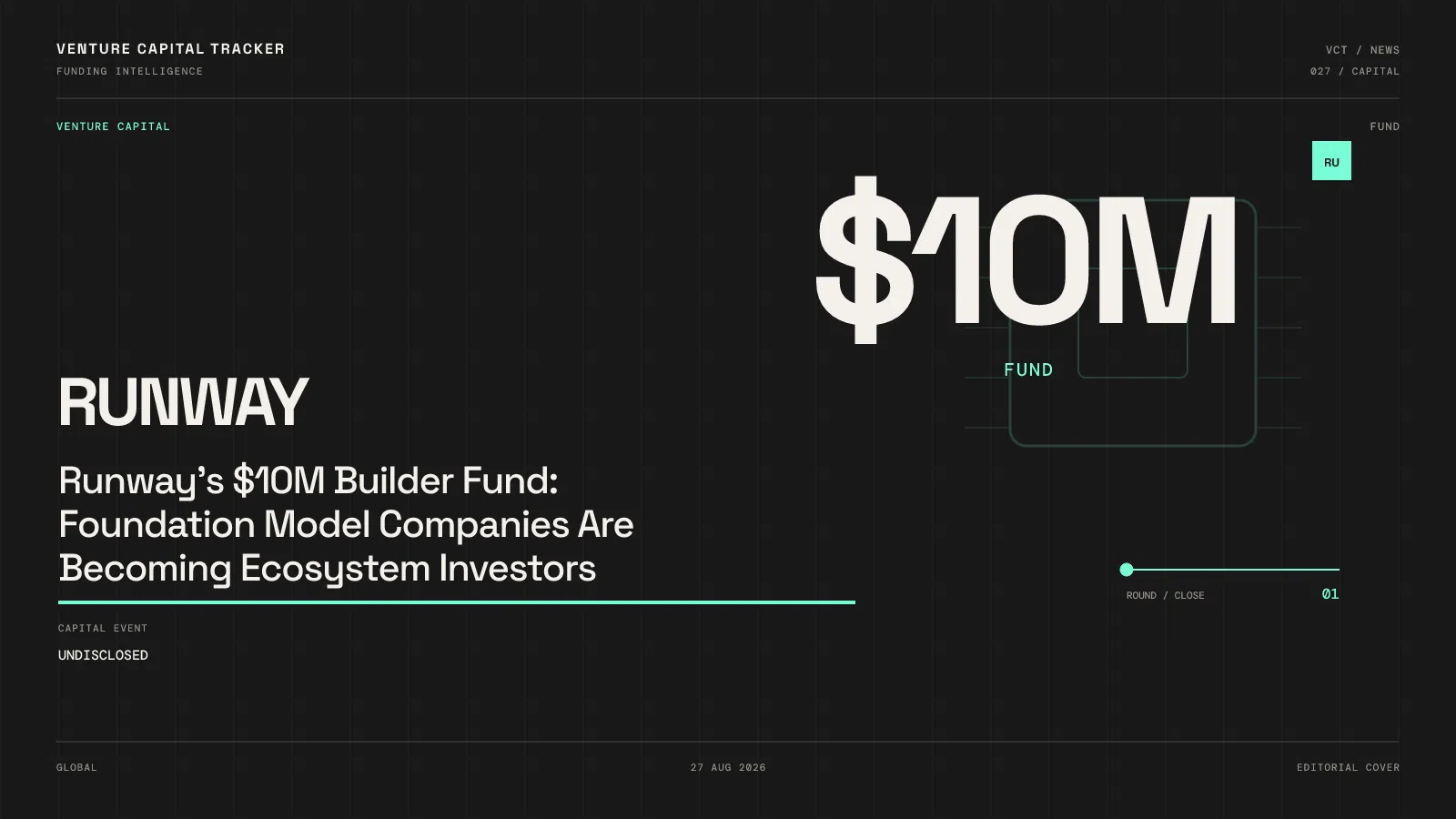 Runway $10M Builder Fund: foundation model companies as ecosystem investors