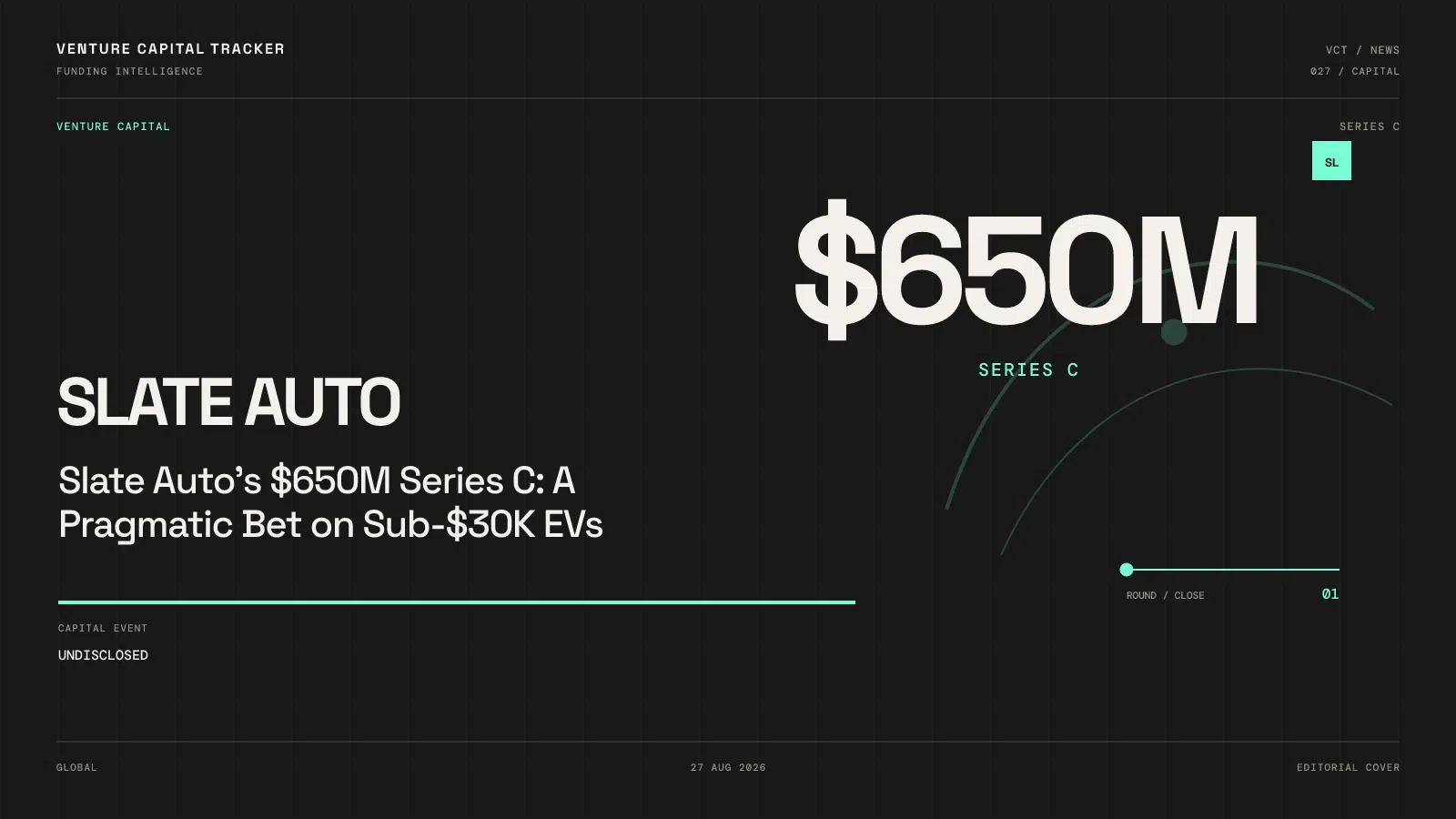 Slate Auto $650M Series C: pragmatic bet on sub-$30K EVs