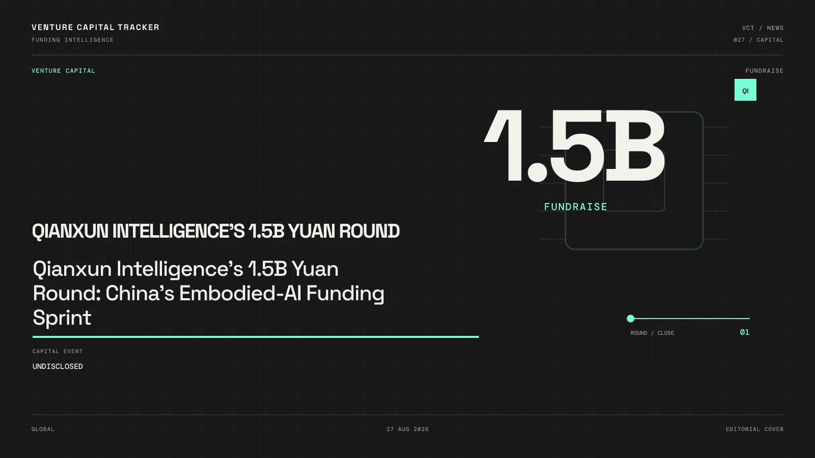 Qianxun Intelligence's 1.5B Yuan Round: China's Embodied-AI Funding Sprint