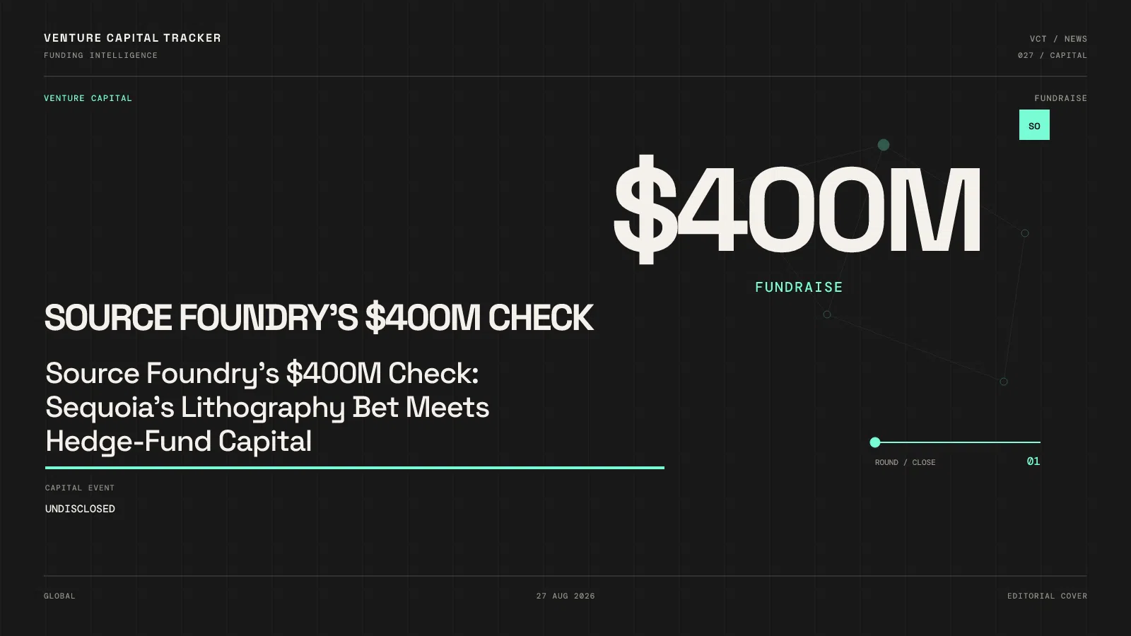 Source Foundry’s $400M Check: Sequoia’s Lithography Bet Meets Hedge-Fund Capital
