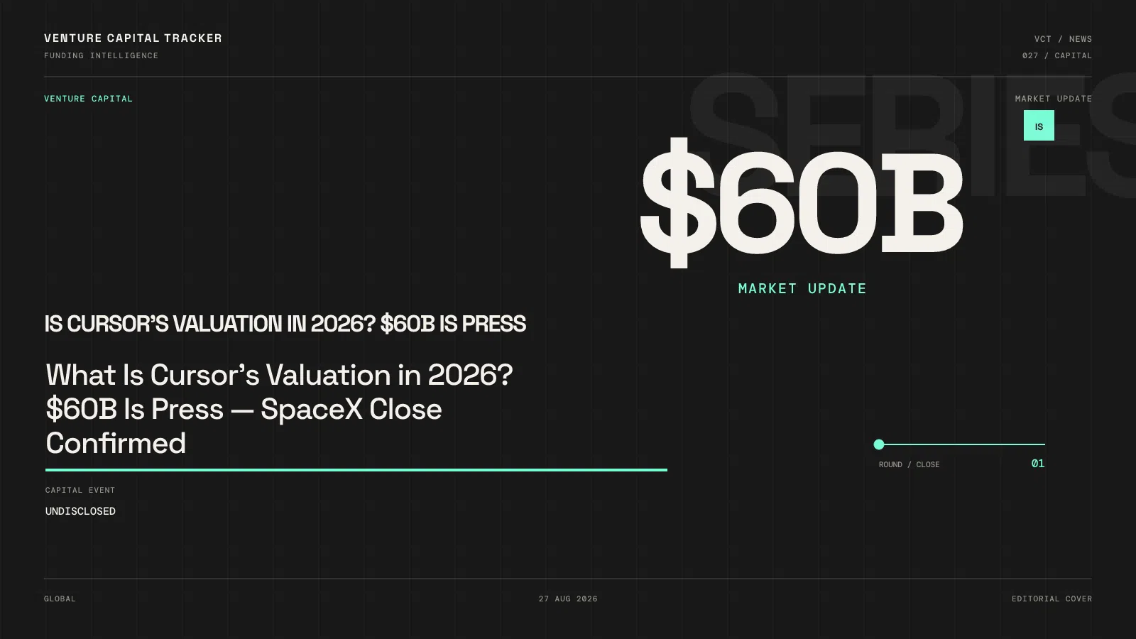 What Is Cursor’s Valuation in 2026? $60B Is Press — SpaceX Close Confirmed