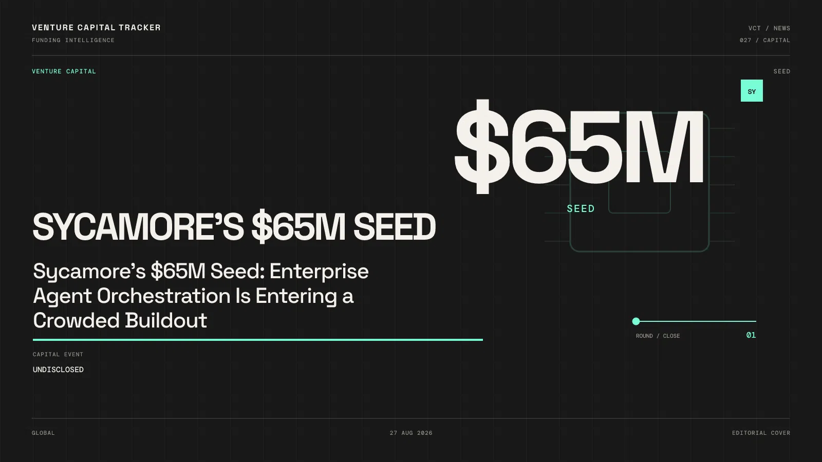 Sycamore's $65M Seed: Enterprise Agent Orchestration Is Entering a Crowded Buildout