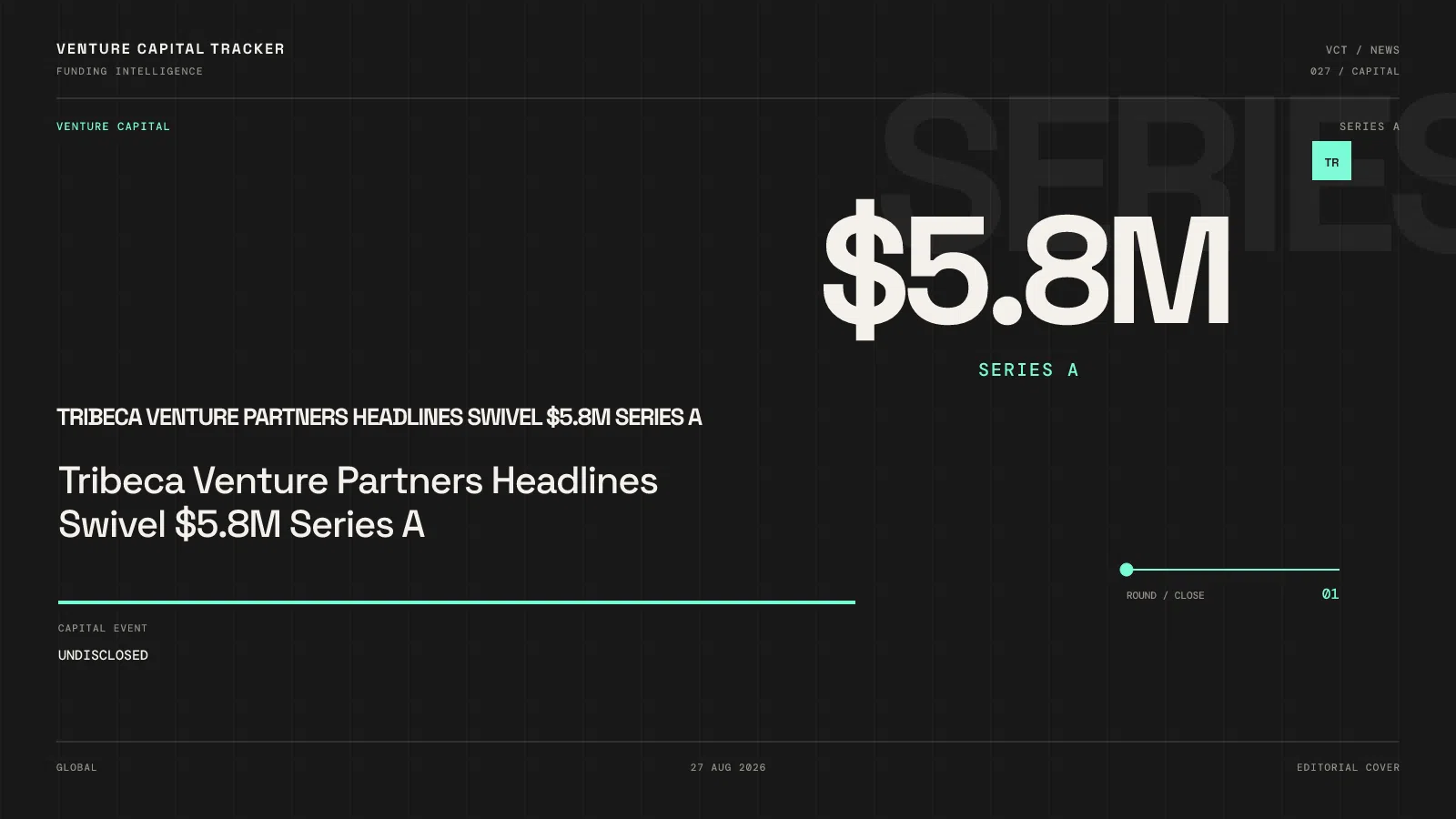 Tribeca Venture Partners Headlines Swivel $5.8M Series A