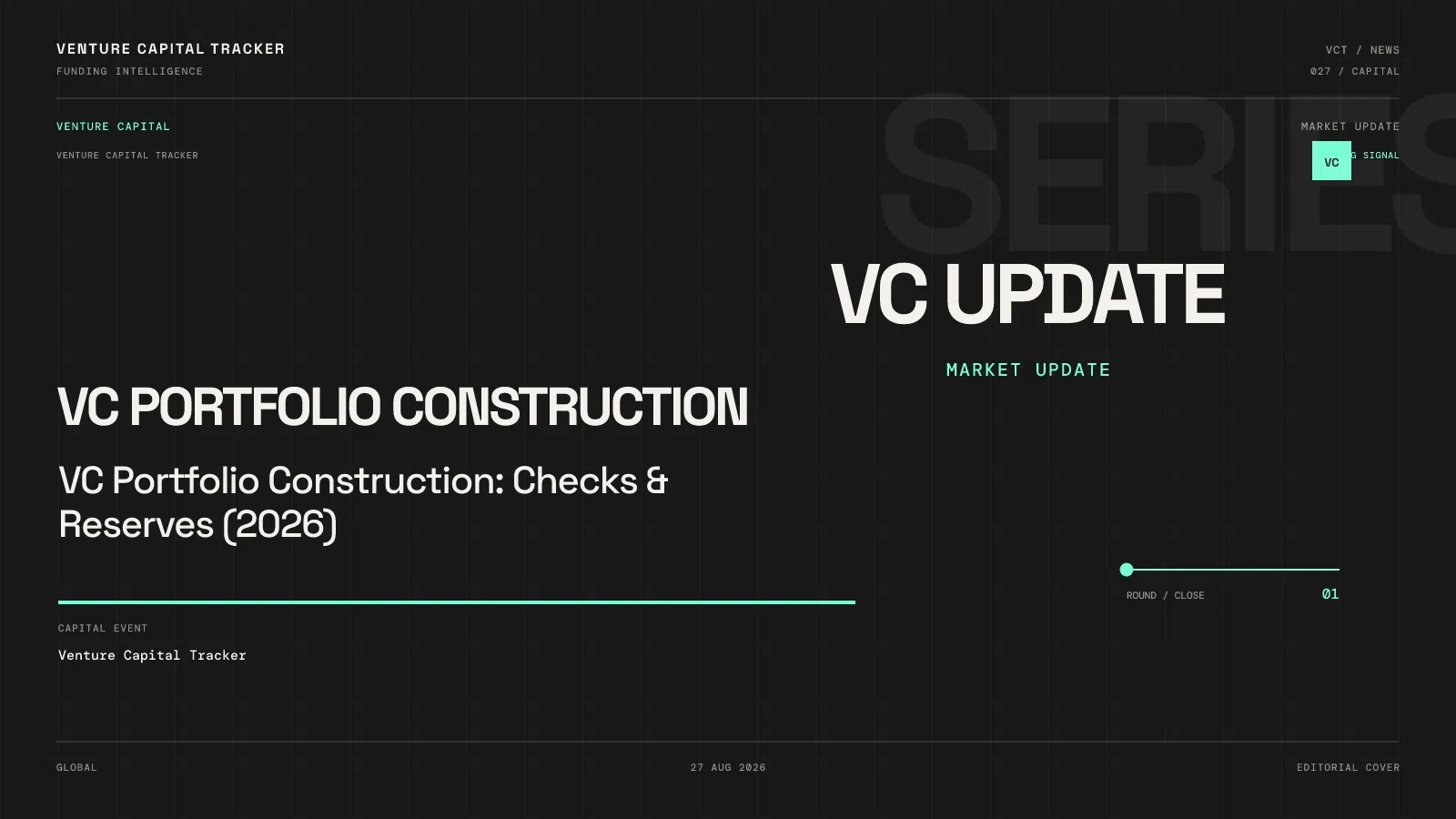 VC Portfolio Construction: Checks & Reserves (2026)