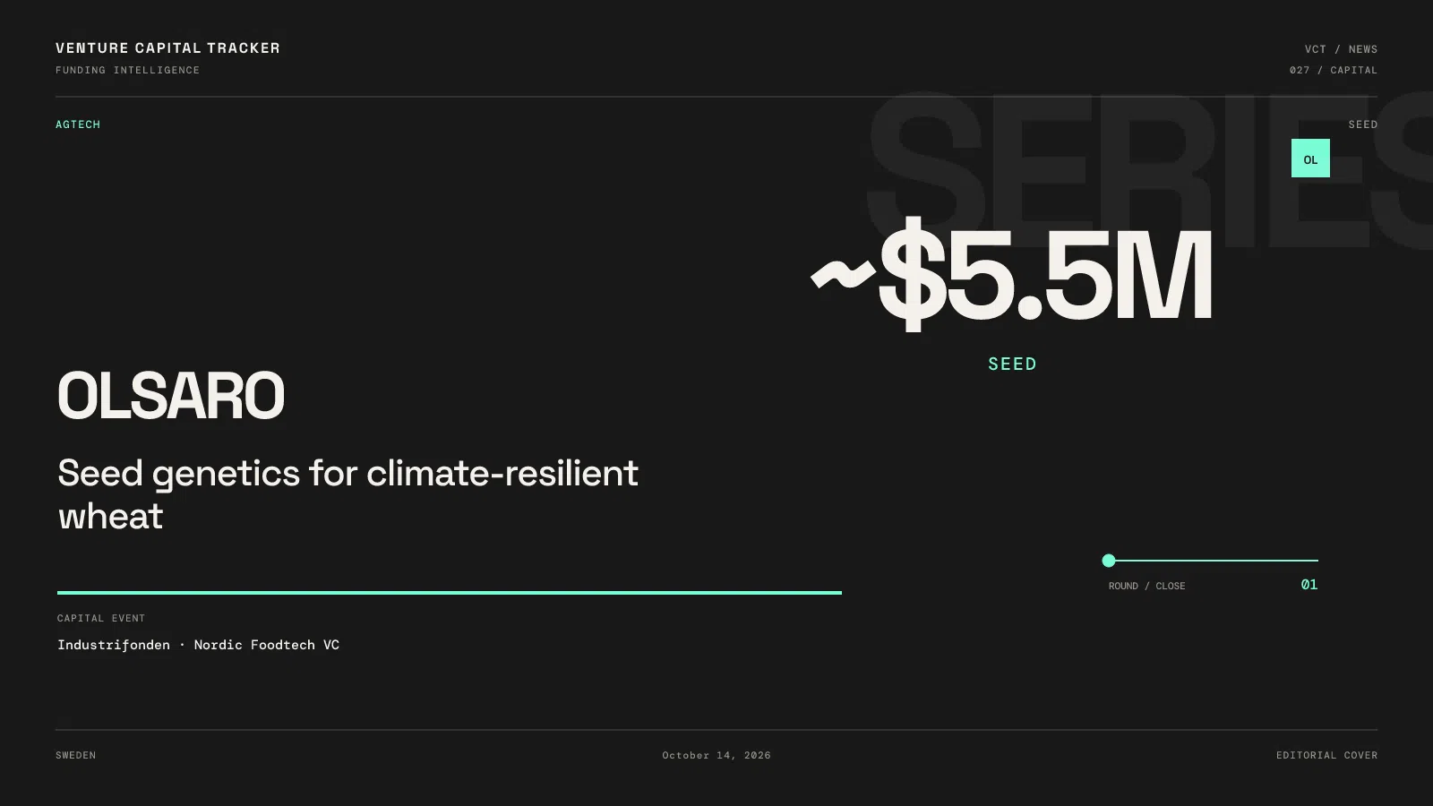 OlsAro Seed ~$5.5M